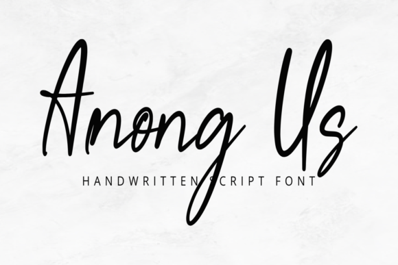 Among Us Font Poster 1