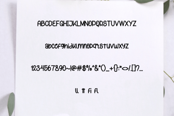 Amorany Font Poster 5