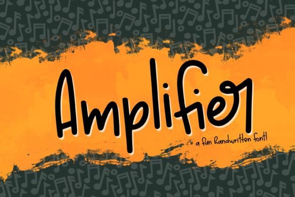 Amplifier Font Poster 1