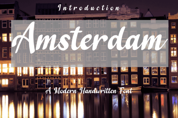 Amsterdam Font Amsterdam Font Poster 1