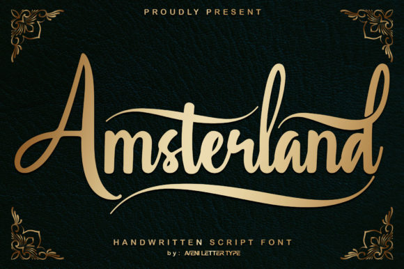 Amsterland Font Poster 1