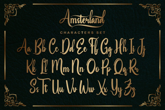 Amsterland Font Poster 11