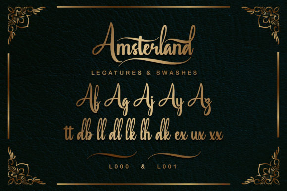 Amsterland Font Poster 13