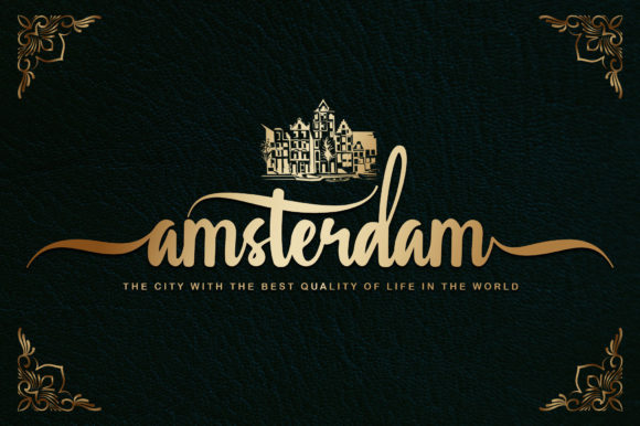 Amsterland Font Poster 3