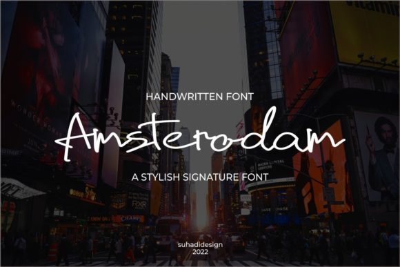 Amsterodam Font Poster 1