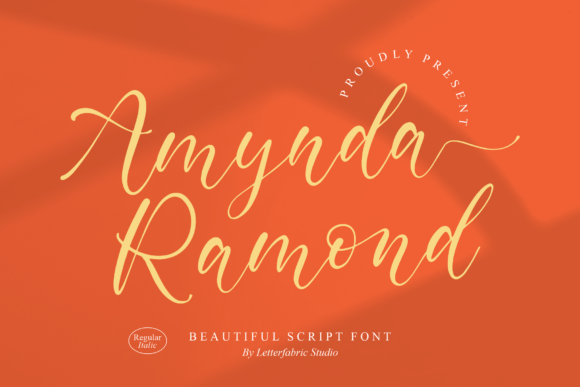 Amynda Ramond Font Poster 1