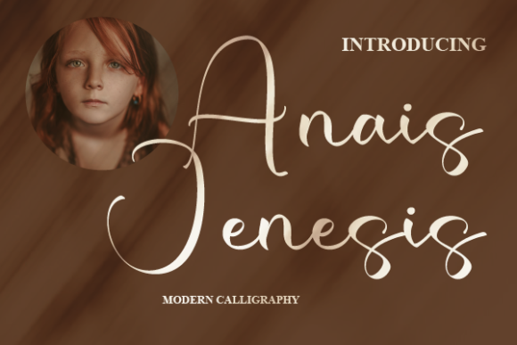 Anais Jenesis Font Poster 1