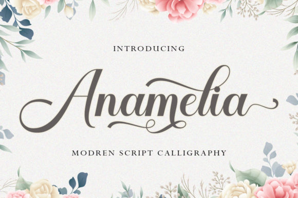 Anamelia Font Poster 1