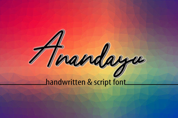 Anandayu Font Poster 1