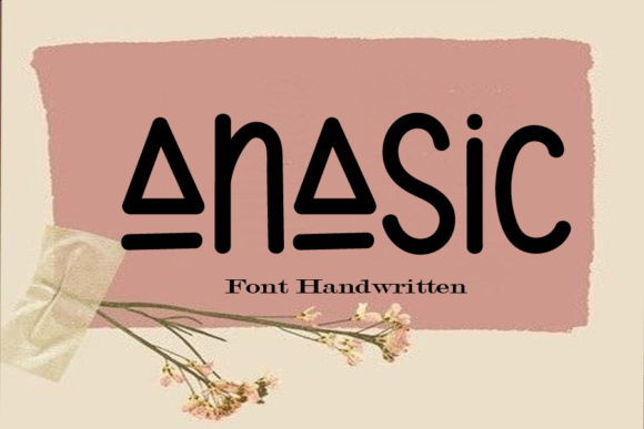 Anasic Font Poster 1