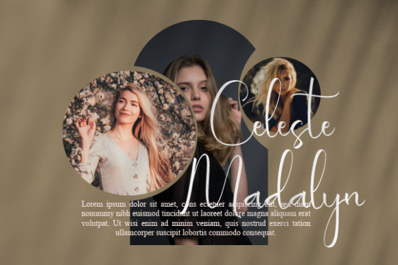 Anastasia Nathalie Font Poster 11