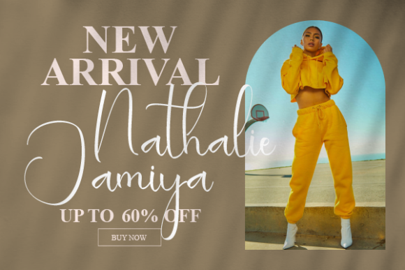 Anastasia Nathalie Font Poster 5