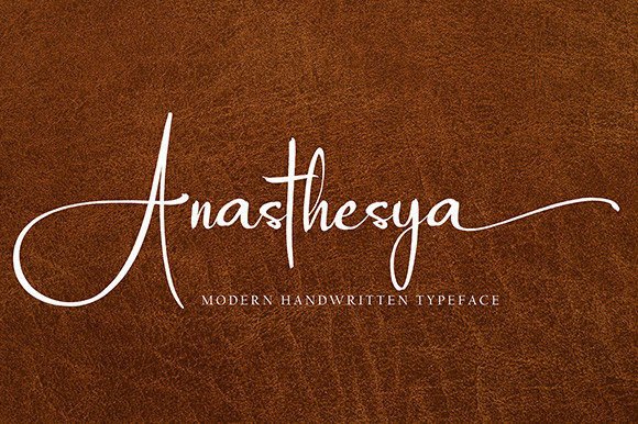 Anasteshya Font Poster 1