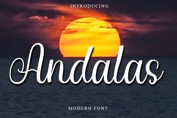 Andalas Font Poster 1