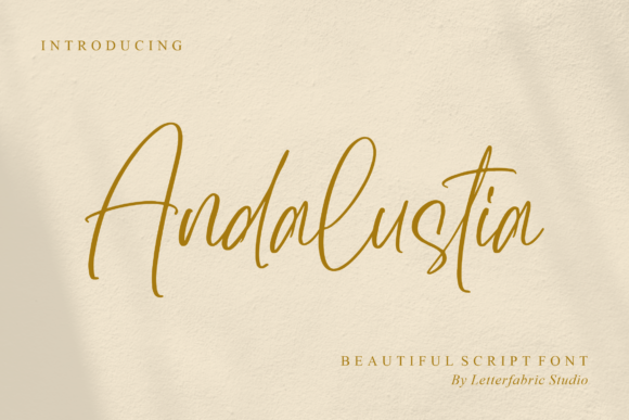 Andalustia Font Poster 1