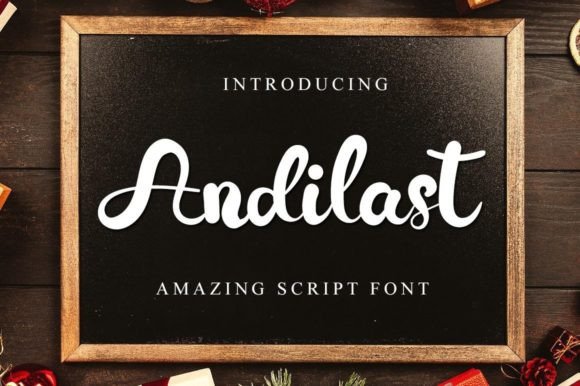 Andilast Font Poster 1