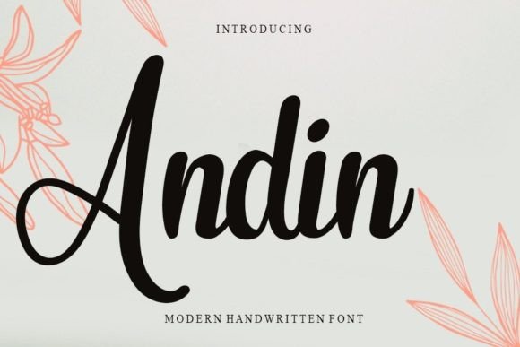 Andin Font Poster 1