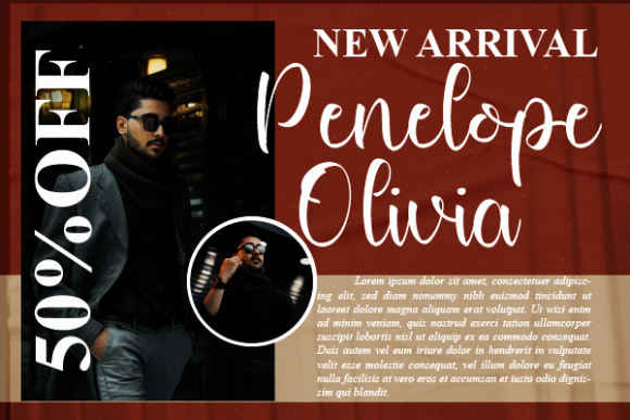 Andrea Sienna Font Poster 2