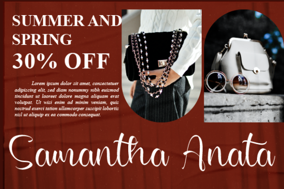 Andrea Sienna Font Poster 3