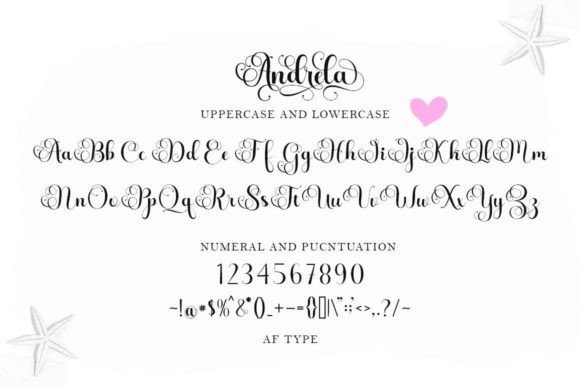 Andrela Font Poster 7