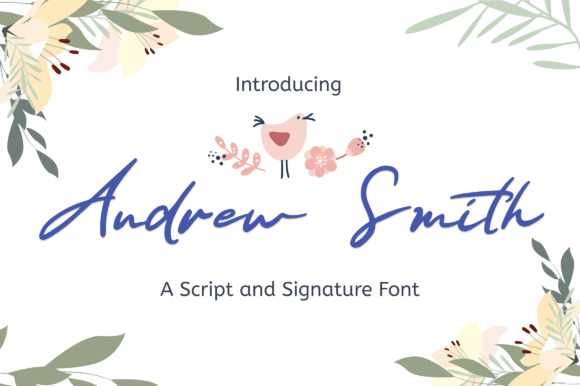 Andrew Smith Font Poster 1