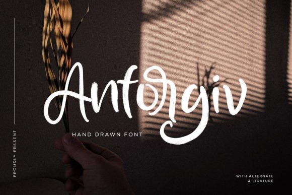 Anforgiv Font Poster 1