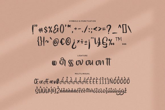 Anforgiv Font Poster 3