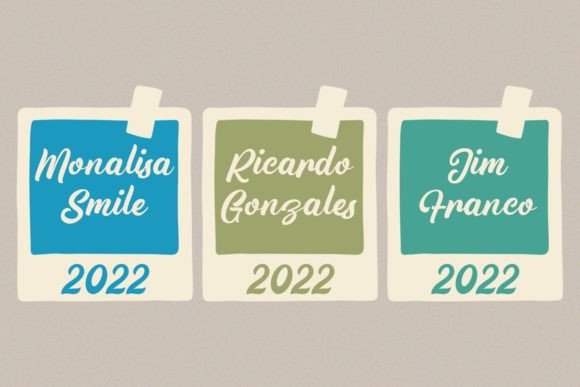 Anfrisha  Font Poster 2
