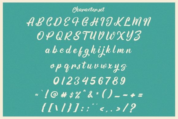 Anfrisha  Font Poster 9