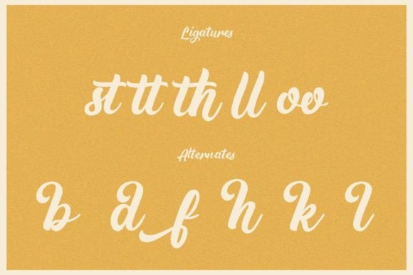 Anfrisha  Font Poster 10