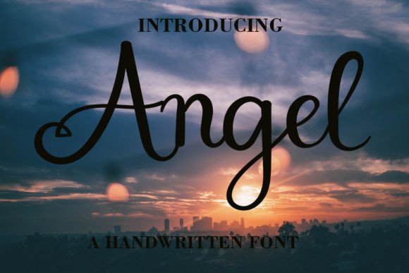 Angel Font Poster 1