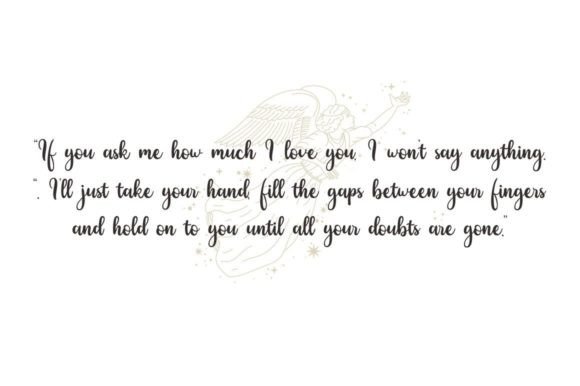 Angel Font Poster 4