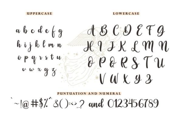 Angel Font Poster 6