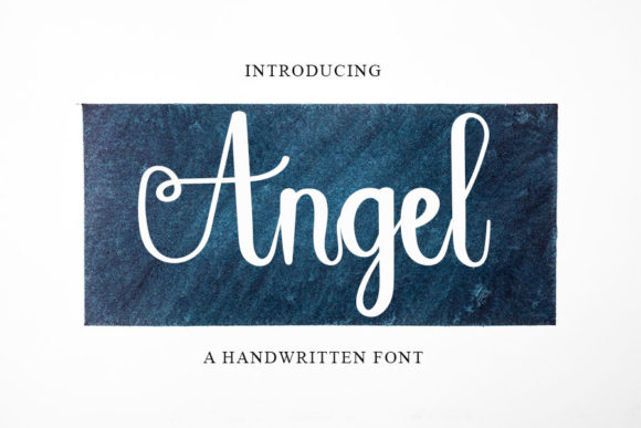 Angel Font Poster 1