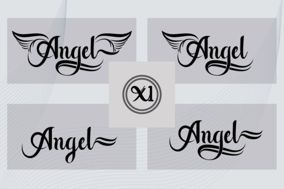 Angel Font Poster 3