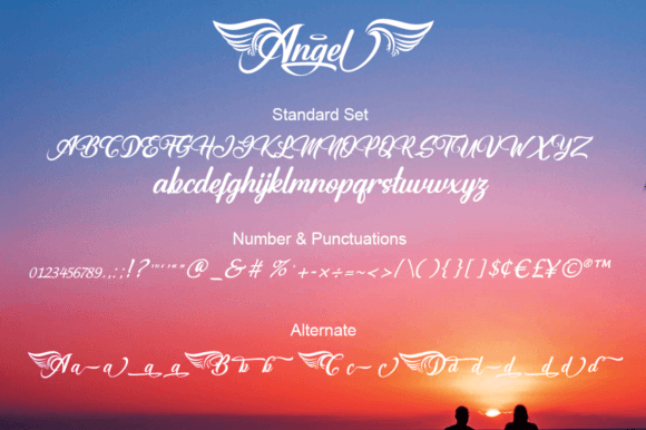 Angel Vol 2 Font Poster 4