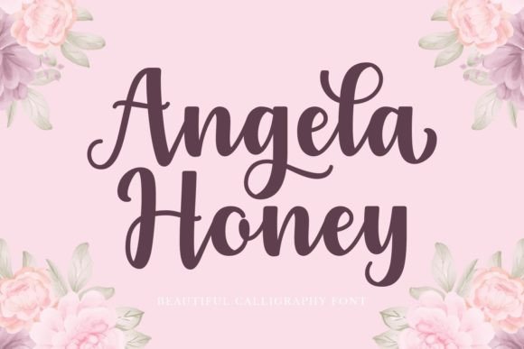 Angela Honey Font Poster 1