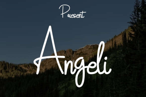 Angeli Font Poster 1