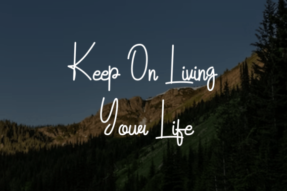 Angeli Font Poster 2