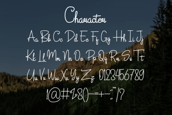 Angeli Font Poster 3