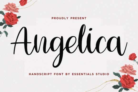 Angelica Font Poster 1