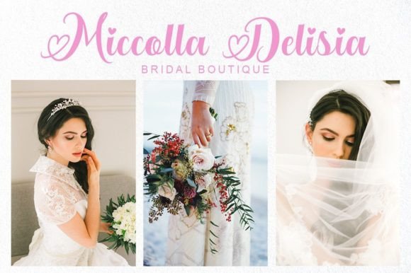 Angelica Font Poster 3