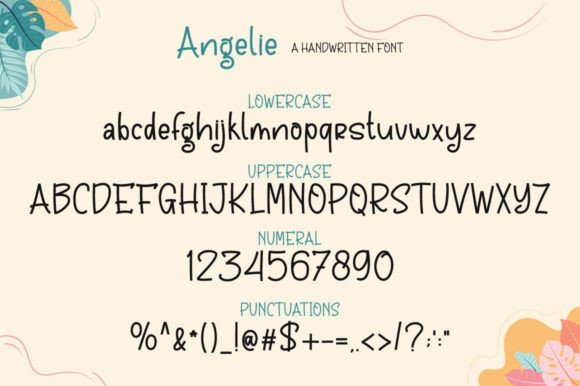 Angelie Font Poster 7