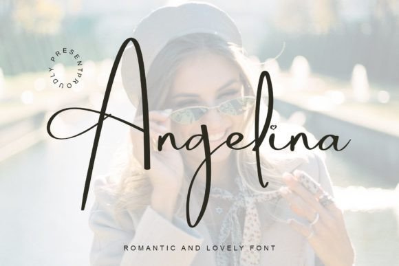 Angelina Font Poster 1