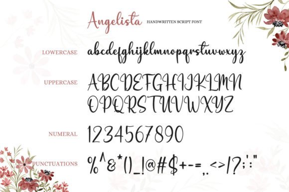 Angelista Font Poster 7