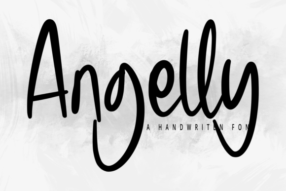 Angelly Font Angelly Font Poster 1
