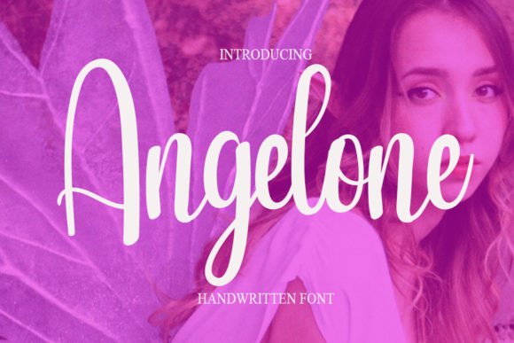 Angelone Font Poster 1