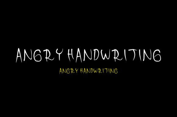 Angry Font