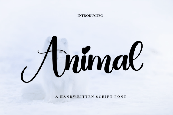 Animal Font Poster 1