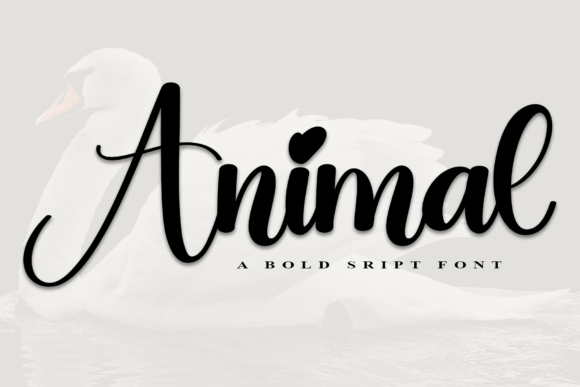 Animal Font Poster 1